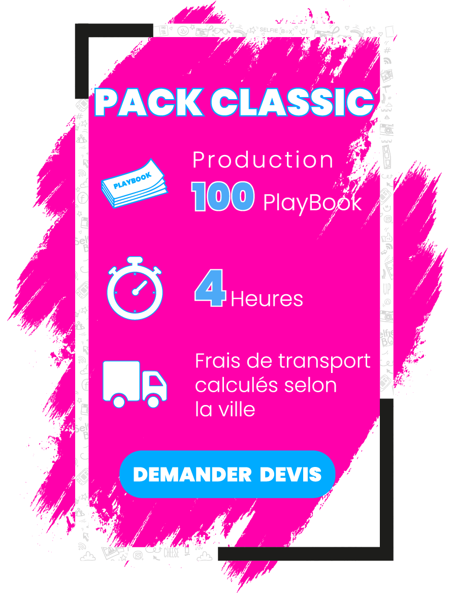 pack classic location photobooth playbook maroc