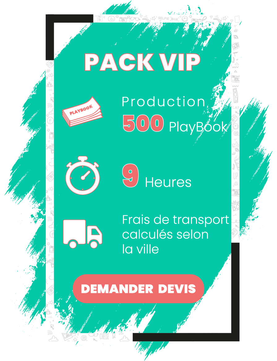 pack vip location photobooth playbook maroc