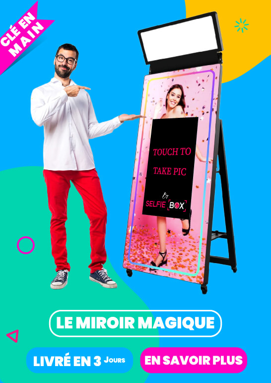 vente photobooth miroir magique